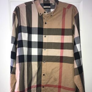 A Burberry button up